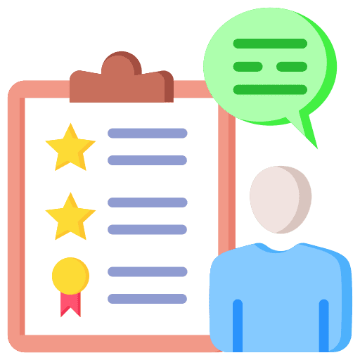 Feedback and Evaluation Icon